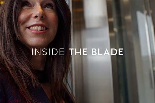 The Blade Provides Iconic Backdrop for Art Project